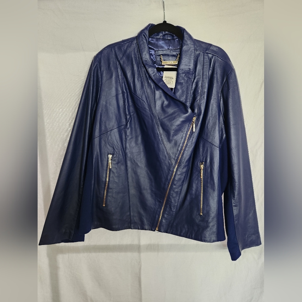 IMAN 100% Genuine Leather Jacket